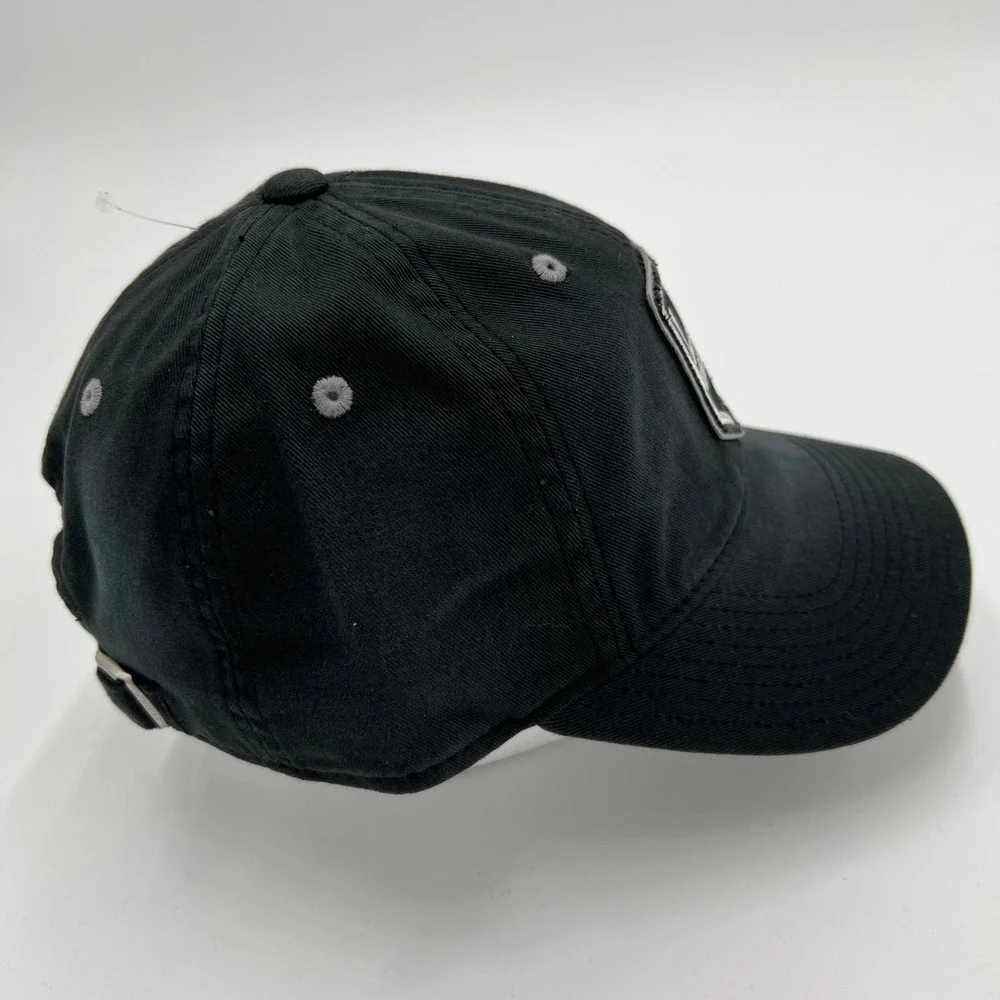 Adidas LA Kings NHL Slouch Adjustable Baseball Cap Black Cotton Hat NEW